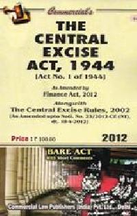 Central Excise Act,1944 book