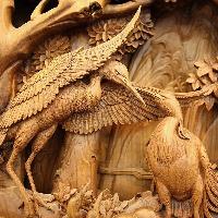 carved wooden handicraft