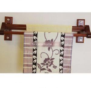 Decorative Wood Rustic Towel Bars For Bathroom