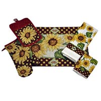 Sunflower Tapestry Kitchen Set