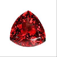 red garnet stones