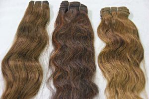 human hair wefts