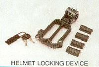 helmet locking device