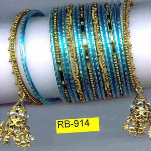 Antique Gold Plating Bangle set