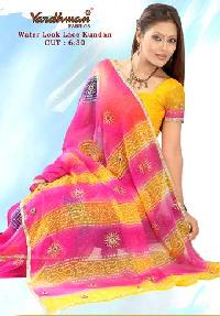 Waterlook Lace Kundan Saree