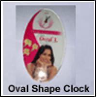 oval shape clock