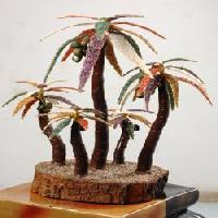 Coconut Multi Agate gems tree