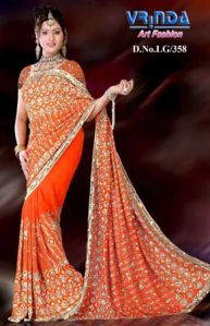 D.No. LG/ 358 Designer Silk Saree