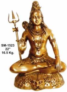 BSS-06 Brass Shiva Statue