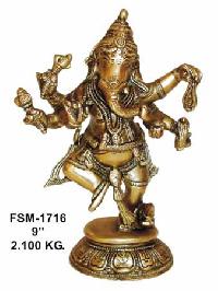 G-01 Brass Ganesha Statue