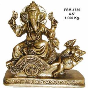 G-02 Brass Ganesha Statue