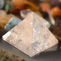 quartz crystal pyramids