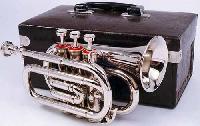 New Silver B Flat Pocket Trumpet