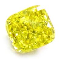 Yellow Cushion Diamond-yellow-1