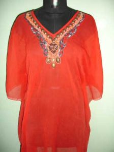 Polyester Sequin Kaftan