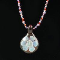 glass pendant necklaces