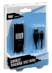 Wii Direct Charge Battery Black