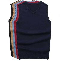 men cotton knitted vest