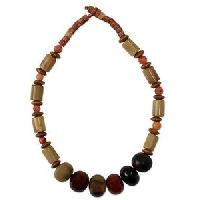 wooden bead necklace