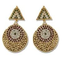 Antique Polki Earrings