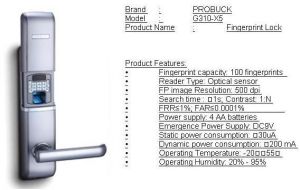 Fingerprint Lock