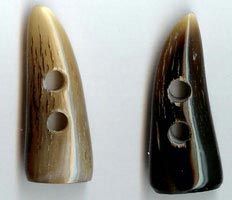 Buffalo Horn Toggle Buttons