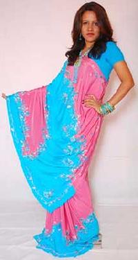 Ladies Embroidered Saree(ESS123_RSS2023)