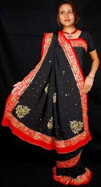 Ladies Embroidered Saree(ESS143_RSS2195)