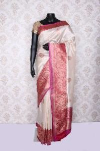 metallic zari sarees