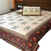 sanganeri printed bedsheet