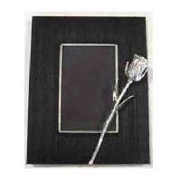 Silver Rose Photo Frame