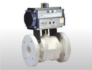 Pneumatic Rotary Actuator Polypropylene Ball Valve