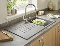 grey granite sink