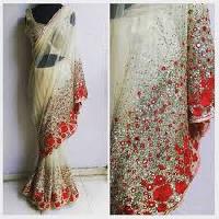 heavy sequence work sarees