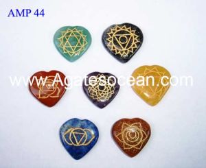 Agate Heart Chakra Set