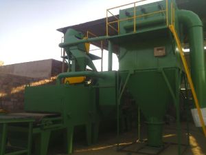 stone shot blasting machine