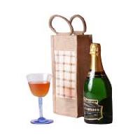 Jute Wine Bag