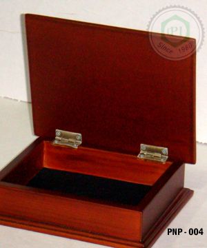 polished wooden boxes