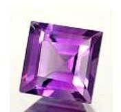 Square Amethyst Gemstone