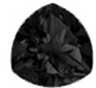 Trillion Black Onyx Gemstone