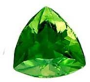 Trillion Peridot Gemstone