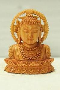 Wooden Buddha Statue