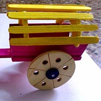 Handcrafted Wooden Bullock Cart