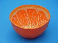 papier mache fruit bowl