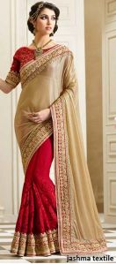 net fancy saree