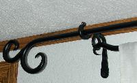 Wrought Iron Curtain Rods
