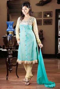 Chiffon Churidar Suit