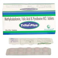 Methyl Cobalamine, Pyridoxine and Folic Acid Tablets