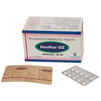 Vanflox-oz (ofloxacin 200mg + Ornidazole 500mg)