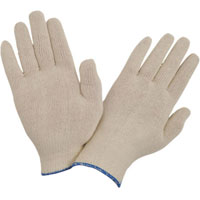 Seamless knitted gloves